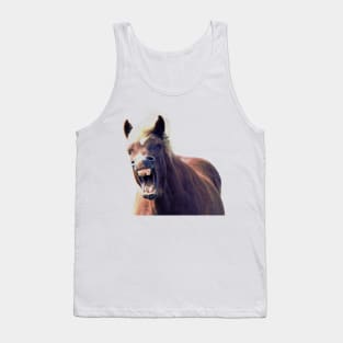 Icelandic Horse Laughing Out Loud Tank Top